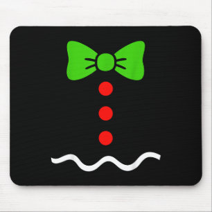 Funny gingerbread christmas cookie xmas costume mouse pad