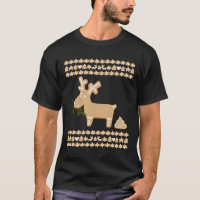Funny Gingerbread Deer Poop Emoji Ugly Christmas S