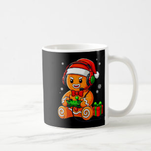 Funny Gingerbread Gaming Pjs Pajamas Christmas Xma Coffee Mug