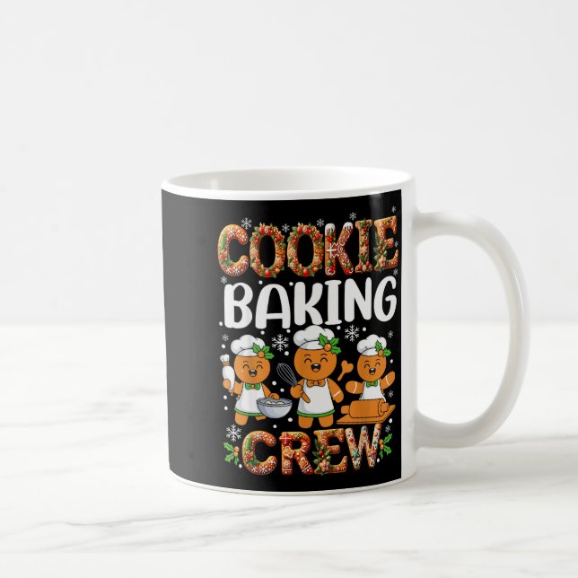 Funny Gingerbread Lovers Cookie Baking Crew Christ Coffee Mug (Right)