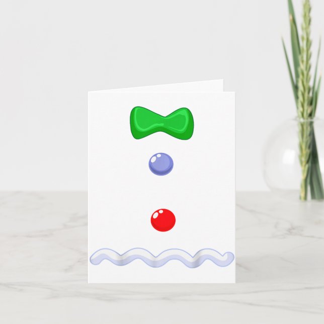 Funny Gingerbread Man Christmas Costume  Card (Front)