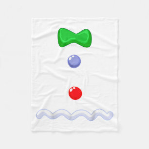 Funny Gingerbread Man Christmas Costume  Fleece Blanket