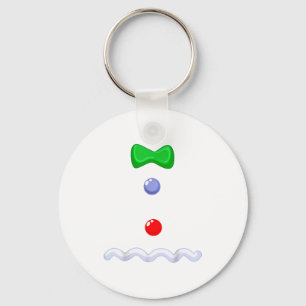 Funny Gingerbread Man Christmas Costume  Keychain