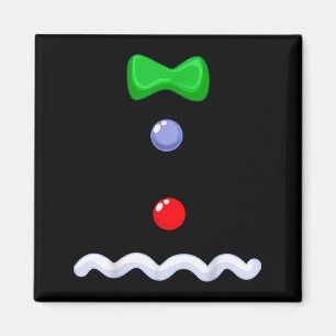 Funny Gingerbread Man Christmas Costume Magnet