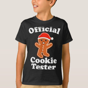 Funny Gingerbread Man Cookie Tester Christmas  T-Shirt