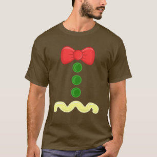 Funny Gingerbread Man Costume Christmas Men Women T-Shirt