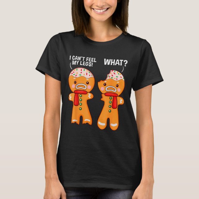 Funny Gingerbread Man Ginger Bread Men Christmas X T-Shirt (Front)