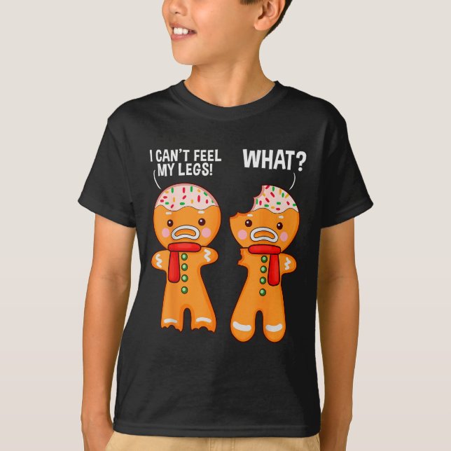 Funny Gingerbread Man Ginger Bread Men Christmas X T-Shirt (Front)