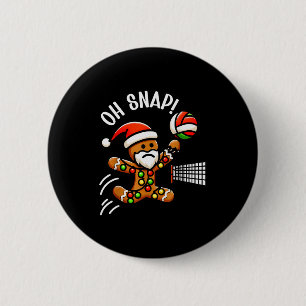 Funny Gingerbread Man Pajamas &amp; Pjs Xmas Holid 2 Inch Round Button