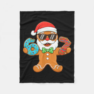 Funny Gingerbread Six Seven 67 Christmas Ice Cream Fleece Blanket