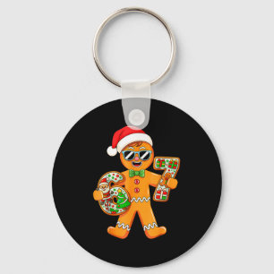 Funny Gingerbread Six Seven 67 Gingerbread Man Xma Keychain