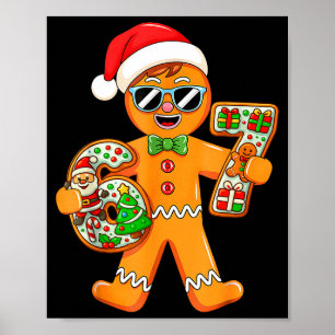 Funny Gingerbread Six Seven 67 Gingerbread Man Xma Poster