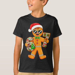 Funny Gingerbread Six Seven 67 Gingerbread Man Xma T-Shirt