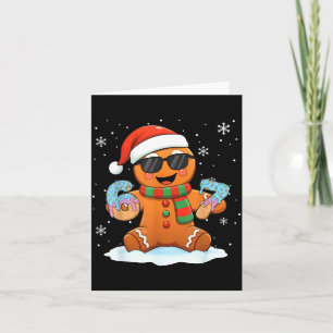 Funny Gingerbread Six Seven 67 Ice Cream Drip Chri Card