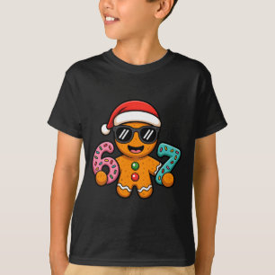 Funny Gingerbread Six Seven 67 Ice Cream Drip Chri T-Shirt