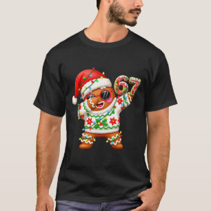 Funny Gingerbread Six Seven 67 Ice Cream Drip Chri T-Shirt