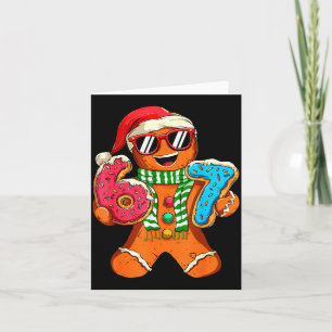 Funny Gingerbread Six Seven 67 Meme Ice Cream Chri Card