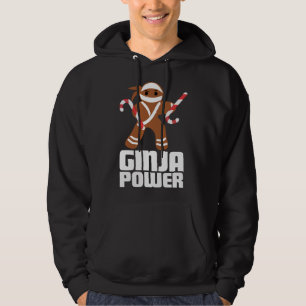 Funny Ginja Power Cute Christmas Cookie Gingerbrea Hoodie