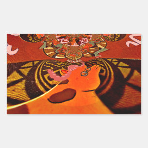  Funny Giraffe: A Kaleidoscopic African Charm Sticker