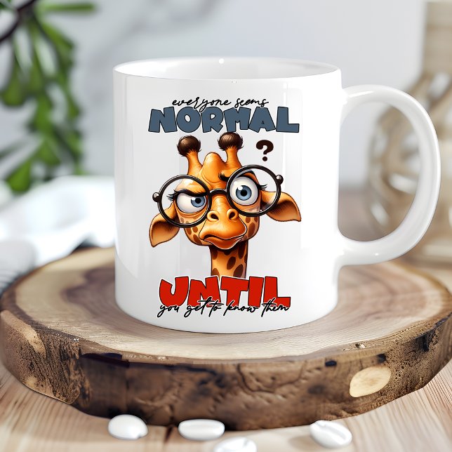 Funny Giraffe Coffee Mug Cute Giraffe Lover Gift (Creator Uploaded)