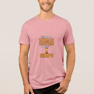 Funny Giraffe Costume Vector Shirt Design_1