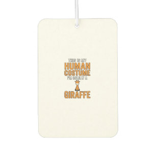 Funny Giraffe Costume Vector Shirt Design_1 Air Freshener