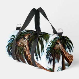 Funny Giraffe Giving A Raspberry,  Duffle Bag