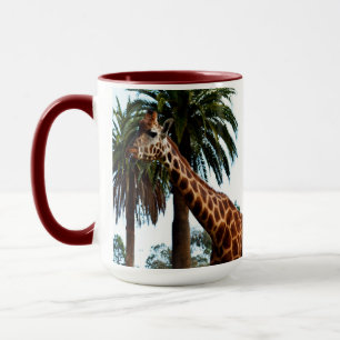 Funny Giraffe Giving A Raspberry, Mug