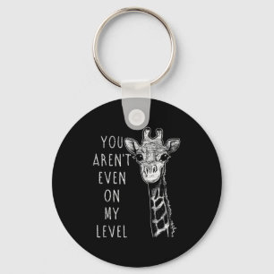 Funny Giraffe Keychain