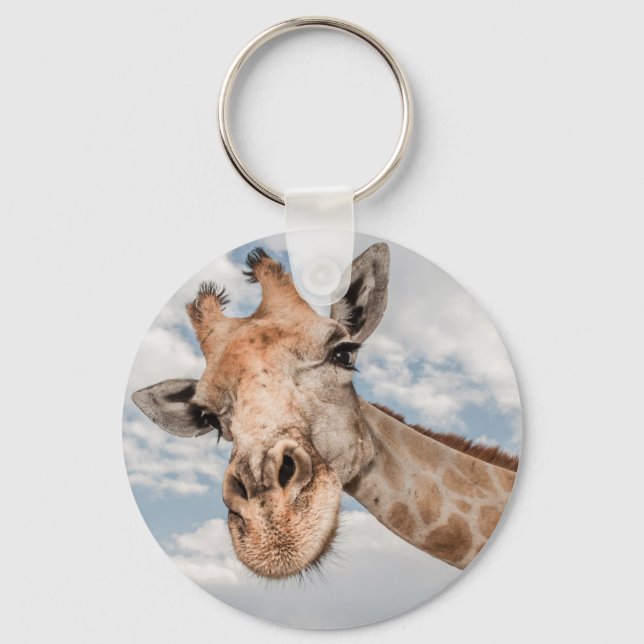 Funny Giraffe Keychain (Front)