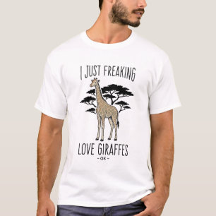 Funny Giraffe Lover Vintage Engraving Shirt Design