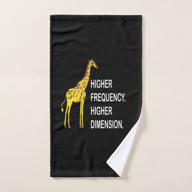 Funny Giraffe Pun (Serviette à main)