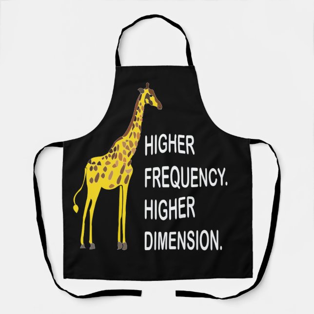 Funny Giraffe Pun Apron (Front)