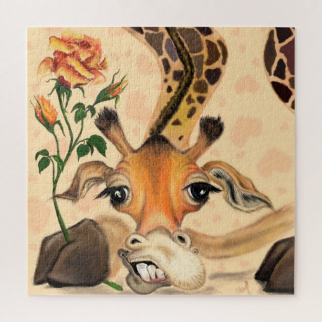 Funny Giraffe Puzzle (Vertical)