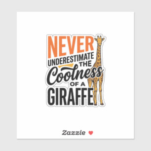 Funny Giraffe Quote Vintage Vector T-Shirt Design_