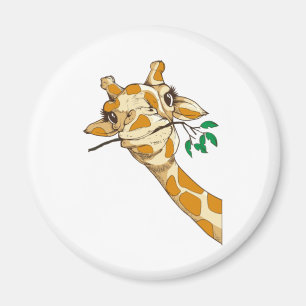 Funny Giraffe Safari Zoo Animal Love Giraffes Magnet