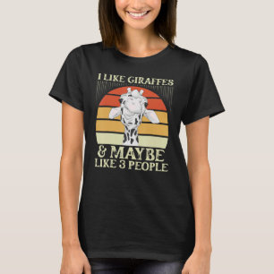 Funny Giraffe Saying Design For Giraffe Lover Safa T-Shirt