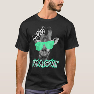 Funny Giraffe Shirt Moo I'm A Goat Cute Zoo Animal