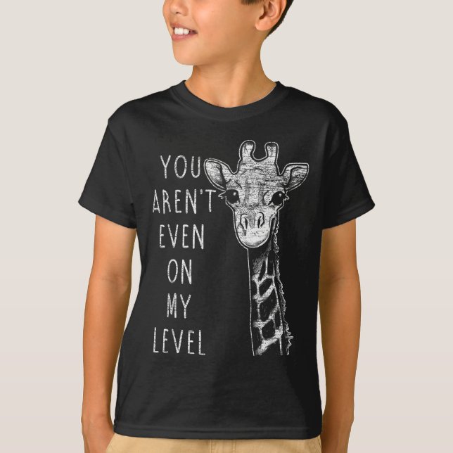 Funny Giraffe  T-Shirt (Front)