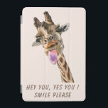 Funny Giraffe Tongue Out and Playful Wink Cartoon  iPad Mini Cover<br><div class="desc">Funny Giraffe Tongue Out and Playful Wink Cartoon Drawing Animal Smile - Choose / Add Your Unique Text / Font / Colour - Make Your Special Gift - Resize and move or remove and add elements / image with customization tool ! - Drawing and Design by MIGNED. You can also...</div>