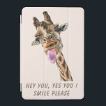Funny Giraffe Tongue Out and Playful Wink Cartoon  iPad Mini Cover<br><div class="desc">Funny Giraffe Tongue Out and Playful Wink Cartoon Drawing Animal Smile - Choose / Add Your Unique Text / Font / Colour - Make Your Special Gift - Resize and move or remove and add elements / image with customization tool ! - Drawing and Design by MIGNED. You can also...</div>