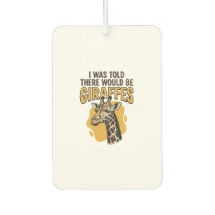 Funny Giraffe Vintage Engraving Shirt Design_1 Air Freshener