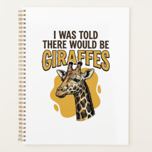 Funny Giraffe Vintage Engraving Shirt Design_1 Planner