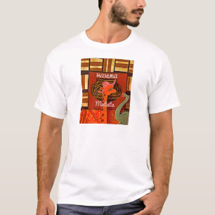 Funny Giraffe with cool text Hakuna Matata T-Shirt