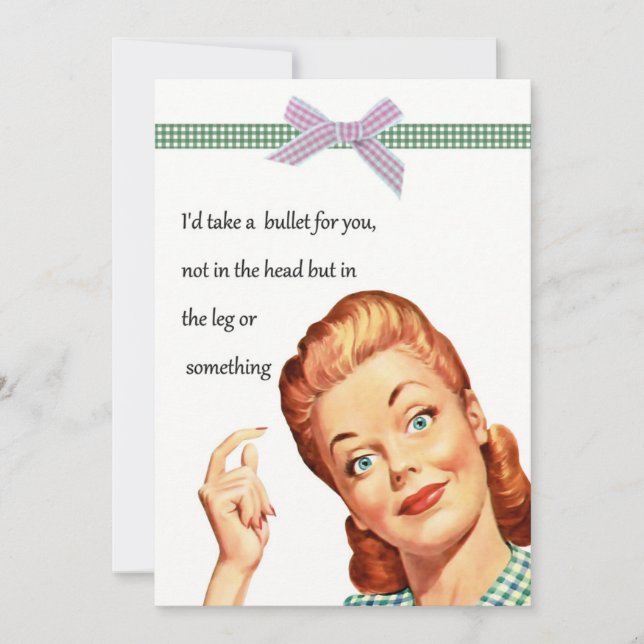 Funny Girami Femme Friendship Carte de voeux (Devant)