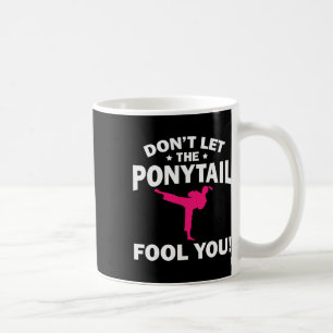 Funny Girl Karate Design Kids Women Kickboxing Bla Coffee Mug
