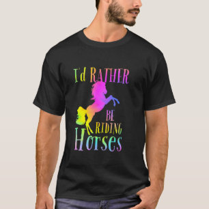 Funny Girls Horse Riding & Racing Arabian Horse Ti T-Shirt
