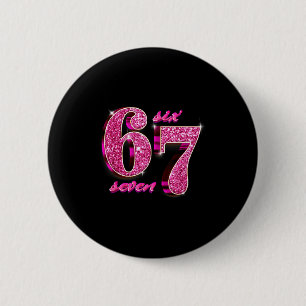 Funny Girls Nk Coquette 67 Six Seven Meme Brainrot 2 Inch Round Button