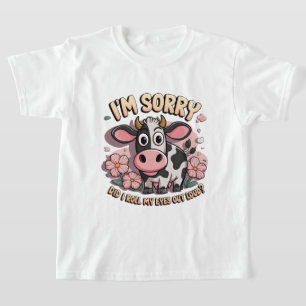 Funny girls sarcasm word art T-Shirt