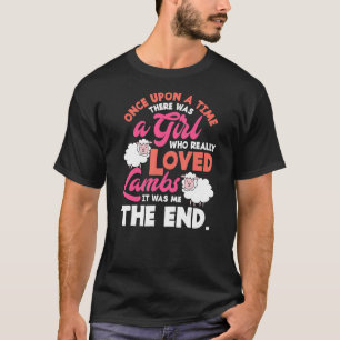 Funny Girls Sheep Farmer Girl Lamb Lover Sheep And T-Shirt